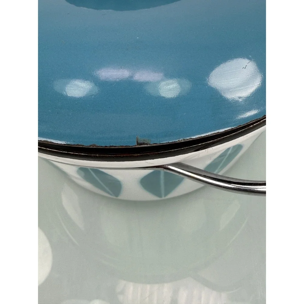 Vintage Cathrineholm Lotus Enamel Dutch Oven 7.5